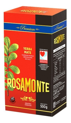 Rosamonte Yerba Mate Premium 500 Gr / Qué Té Quieres