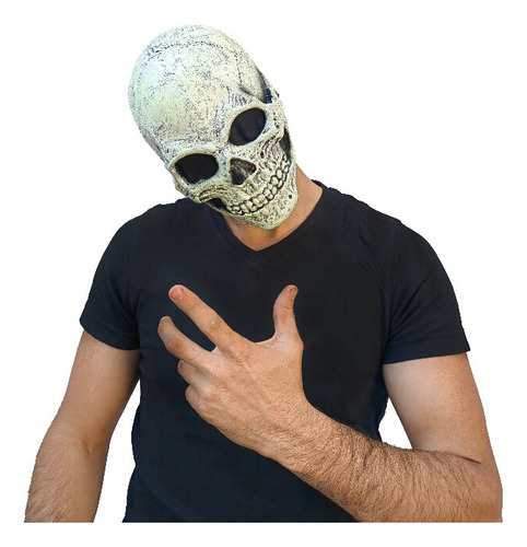 Disfraz Traje Elegante Tipo Sastre Con Estampado De Calabazas De Halloween - Pumpkin Suit, Con Máscara De Calavera