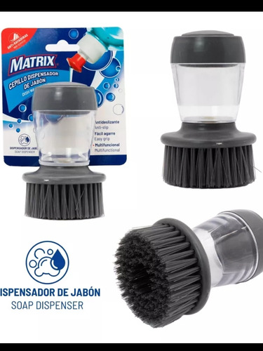 Cepillo Con Dispensador De Jabon