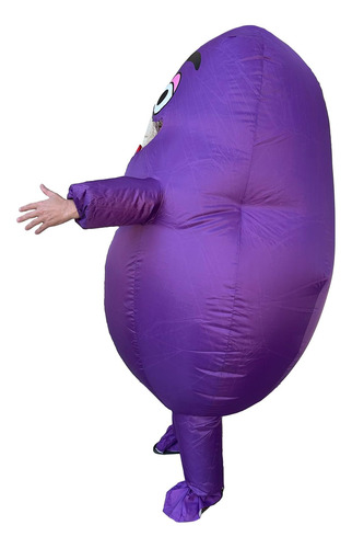 Mr Puffy Mueca Inflable - Disfraz Inflable Divertido, Transp