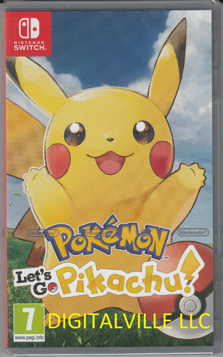 Imagen 1 de 2 de Pokemon Lets Go Pikachu Nintendo Switch
