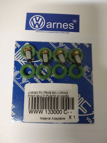 Imagen 1 de 2 de Kit Oring Y Filtros Para Inyectores Multipunto Marelli Gol