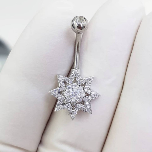 Imagen 2 de 2 de Piercing Ombligo Estrella Yemayá Piercing Argentina ®