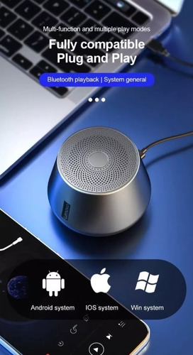 Imagem 8 de 8 de Caixa De Som Lenovo K3 Pro S/ Fio Portátil Surround Subwoofe