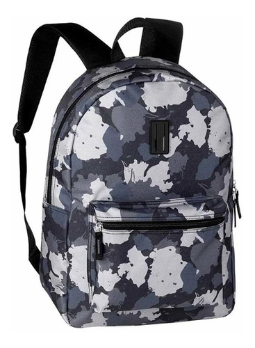 Mochila Bolsa Costa Escolar Juvenil Camuflada Exército- Clio