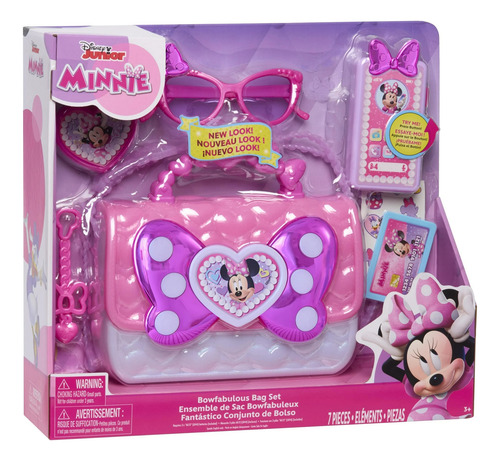 Bolsa De Juguete Minnie Mouse Con Accesorios Incluidos