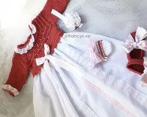 Comprar Conjunto Set Ajuar Tejido Para Recién Nacido Bebes Crochet