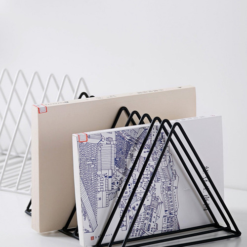 Soporte Triangular Para Libros W0desktop, De Hierro, Escrito