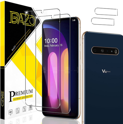 Protector Templado Para LG V60/thinq 5g /5g Uw 4 Unidades