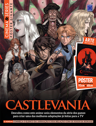 Superpôster Cinema e Séries - Castlevania, de Editora Europa. Editorial Editora Europa, capa mole em português, 2021