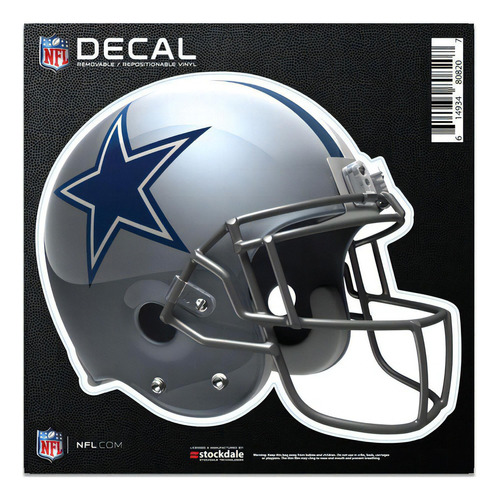 Adesivo All Surface Capacete Nfl Dallas Cowboys