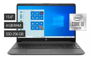 Laptop Hp 15-dw1085la 15.6' Hd I3 10ma 4gb 256gb Ssd W10