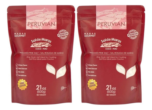 Pack Maras Gourmet Set Bolsas Sal Maras Grano Fino