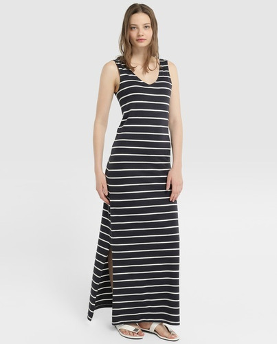 Vestidos Largos Casuales Para Damas De Rayas