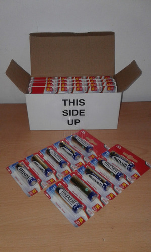 Pack Pilas Baterias Alcalina Aa Maxell Caja (ne)