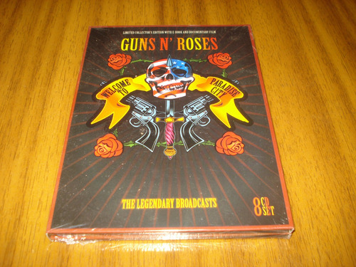 Box Cd Guns And Roses / Welcome To... (nuevo Y Sellado) 8 Cd