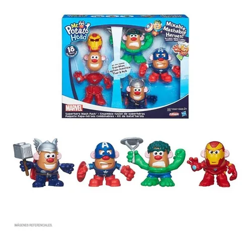 Set Papa Heroes Combinables Avengers Cara De Papa Cuotas sin inter s