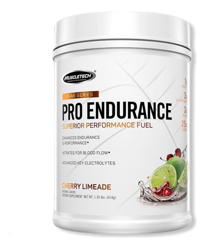 Pre Work-out Superior / Muscletech Pro Endurance Peak Series Sabor Cherry Limeade