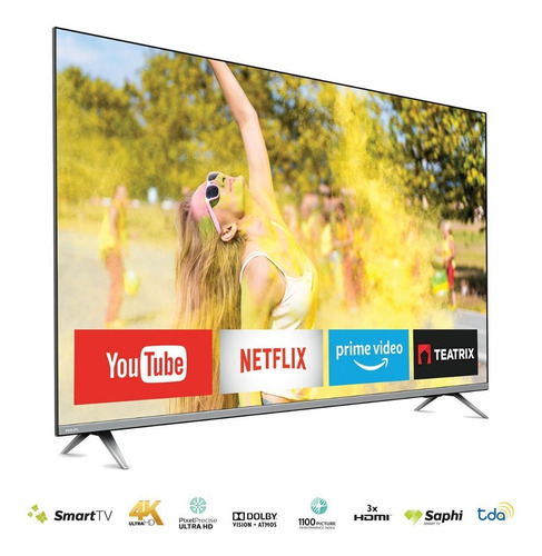 Philips Led 50 Smart Tv 4k Ultra Hd 50pud6654