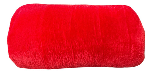 Cobija King Size Cobertor Frazada Suave Cómoda Vero Hogar Rojo Liso