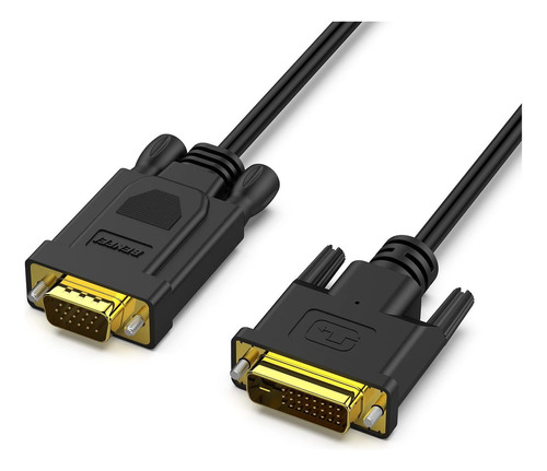 Cable Activo Dvi-d A Vga, Benfei Dvi-d 24+1 A Vga De 6 Pies 