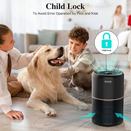 Purificador De Aire Airtok Hepa Para El Hogar Y El Dormitori