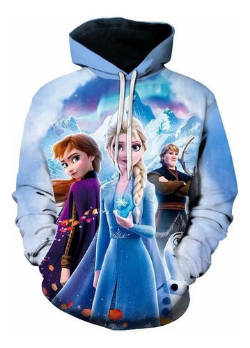 Sudadera Casual Frozen Popular Impresión 3d