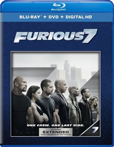 Bluray Rapido Y Furioso 7 + Dvd (todo Original)