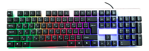 Teclado Ergonómico Para Juegos Usb Retroiluminado T350 2020