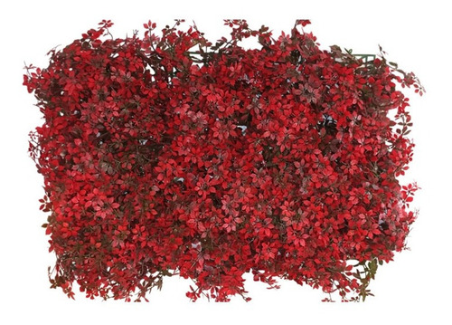 Plancha Cesped Rojo 60x40 Cm Plantas Artificiales