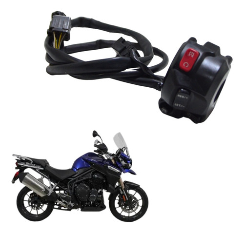 Chave Punho Partida Triumph Tiger 1200 12-17 Ex Original (Usado)
