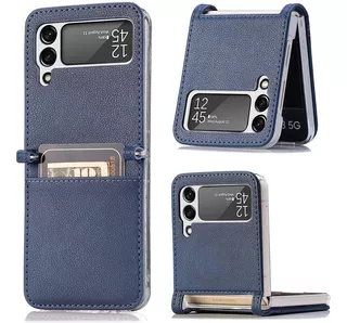 Capa De Couro Pu Walleto700 Para Samsung Galaxy Z Flip 3 5g