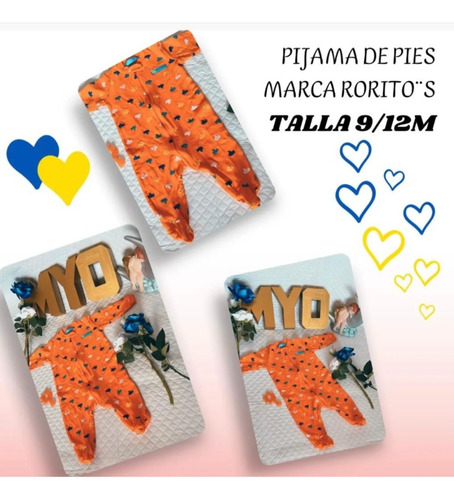 Pijama Para Bebe De Pies Talla 9/12m