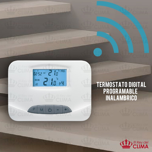 Imagen 2 de 6 de Radiador Eléctrico De 5 Elementos 750w + Termostato Inalambr