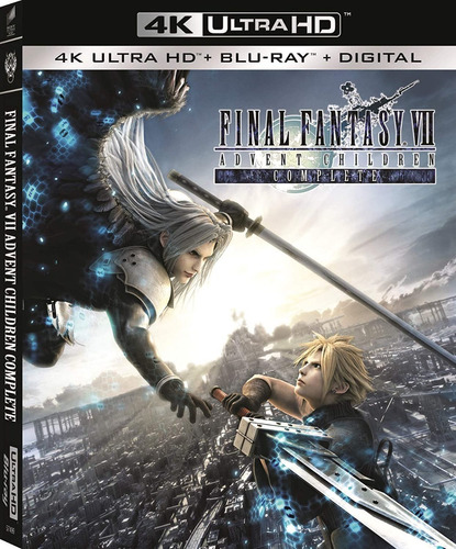 4k Ultra Hd + Blu-ray Final Fantasy 7 Advent Children