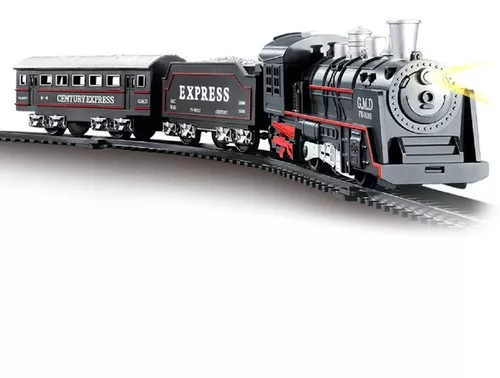 Trem Expresso Brinquedo Criança Ferrorama 13 Peças Oferta