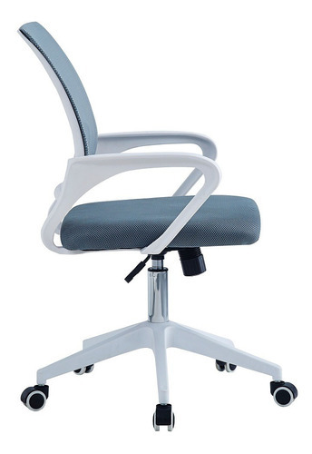 Silla De Oficina Sartmo Gris Y Blanco Këssa Muebles