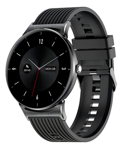 Smartwatch Kumi Gw1 Relógio Digital Inteligente. Cor da caixa Preto Cor da pulseira Preto Cor do bisel Preto Desenho da pulseira Silicone