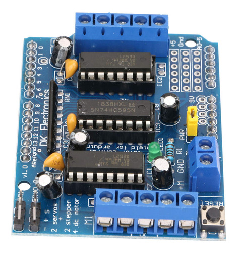 Placa Accionamiento Motor 2 Modulo Controlador L293d Para