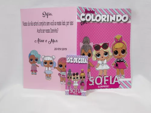 Desenhos de colorir-(3 giz de cera)Lol