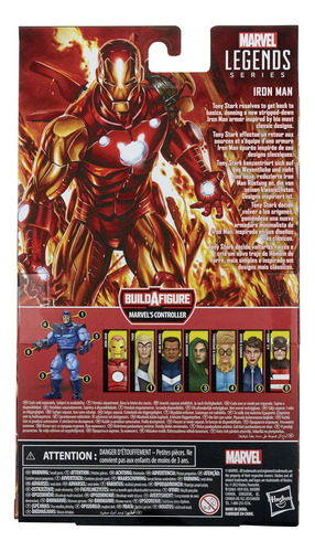 Iron Man Figura De Acción Hasbro Marvel Legends Series 15cm