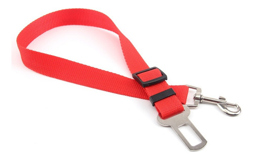 Cinturón De Seguridad Para Perro, Gato Para Coche Rojo Unitalla