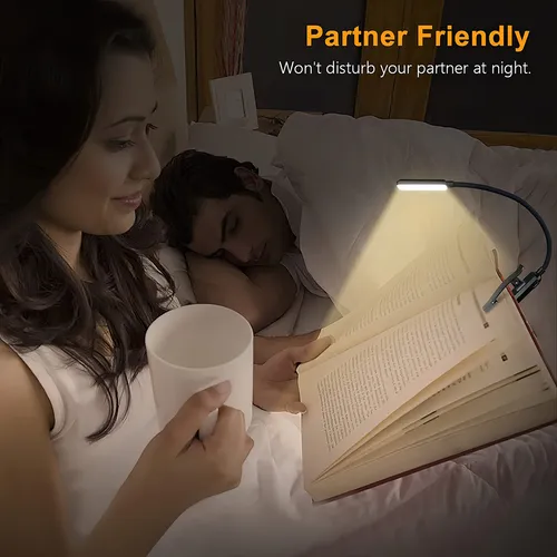 Luz De Libro Recargable Para Leer En La Cama