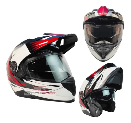 Casco Para Moto Mujer Abatible Decal Cut Blanco-Rosa FS-901 - Tienda Moto  Rider México