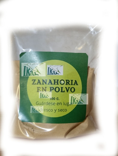 Zanahoria En Polvo Con 100 G.