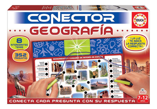 Puzzle Conector Geografía Rompecabezas Didactico Educa Ax ®