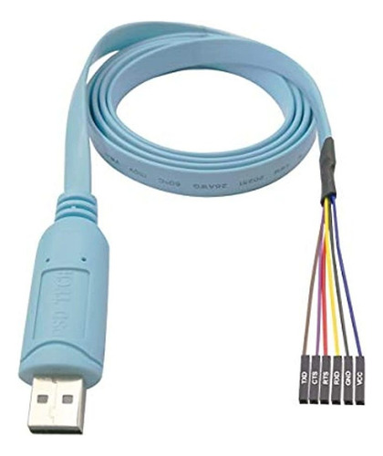 Dsd Tech Sh-u09bl - Cable De Serie Usb A Ttl Con Chip Cp2102