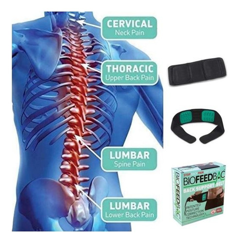 Cinturón De Soporte De Espalda Para Alivio Del Dolor Lumbar