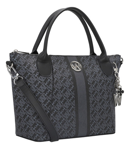 Bolsa De Mano Para Mujer Westies Negro Hbgabriella4we Acabado de los herrajes Níquel Diseño de la tela SYNTHETIC MO