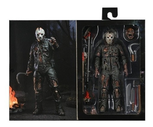 Jason Figura Neca Ultimate Friday The 13th Part 7 New Boold